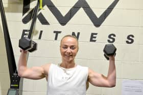 Karleigh Wright, the owner of KW Fitness.