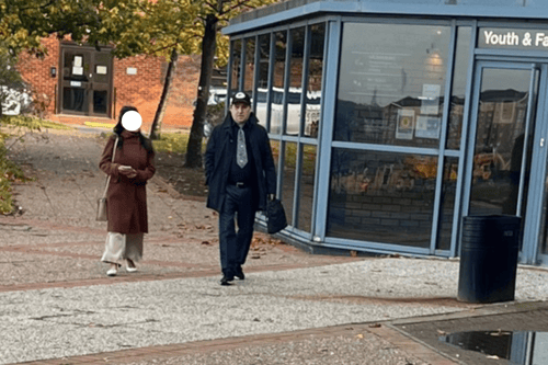 Cllr Alex Barr arriving at South Tyneside Magistrates' Court on Wednesday, October 21.