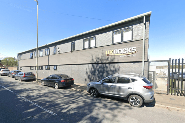 The UK Docks headquarters, on River Drive, in South Shields.