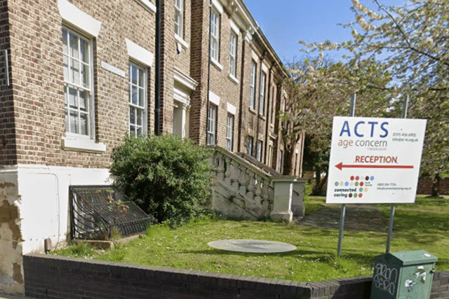 The minibus was stolen from outside Age Concern Tyneside South (ACTS) on Beach Road.