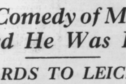 A truly bizarre episode on the Jarrow March in 1936.
