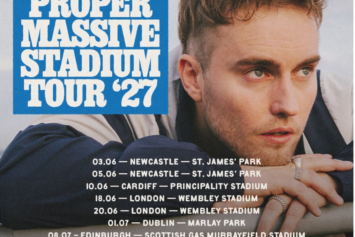 Messirve Sam Fender announces Proper Massive Stadium Tour 2027