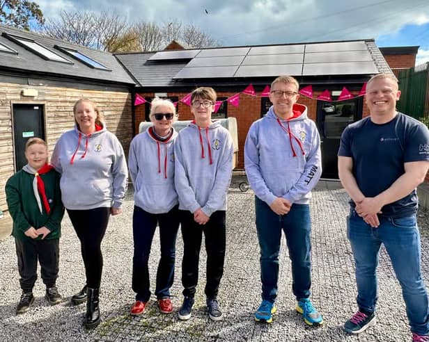 Members of the East Boldon Scout Group.