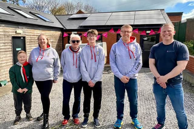Members of the East Boldon Scout Group.