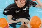 Abigail Carlisle, a teacher at Swim City