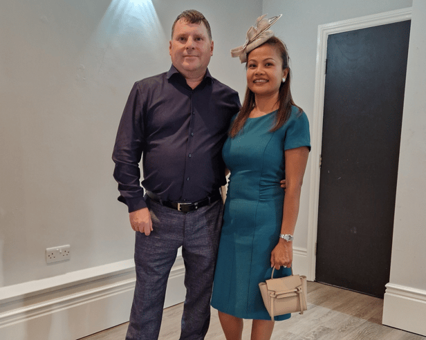 Cllr Alex Barr with his wife, Pai. Cllr Barr has stated that his wife has been "a rock" to him throughout the legal process.