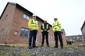 From left: Cllr Steve Smith, Tristan Cooper associate director of JDDK Architects and Gary Kirsop, director of Community Operations at South Tyneside Council.