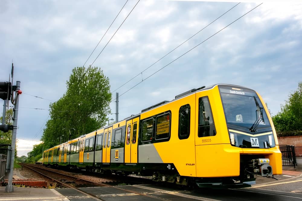One of the new fleet of Metro trains.