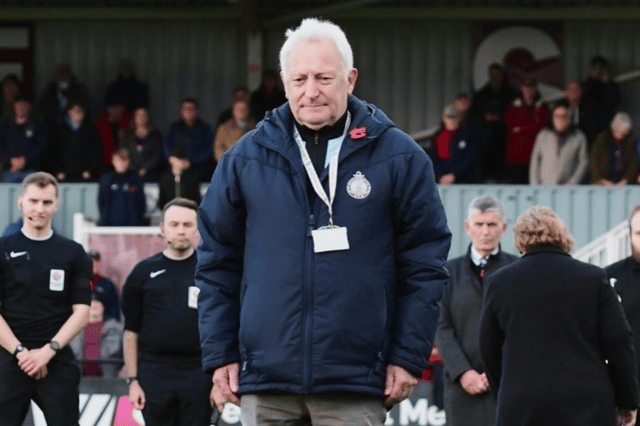 Bob Scott, a volunteer at South Shields Football Club.