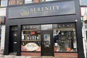 Serenity Crystals and Gifts, on Fowler Street, in South Shields.