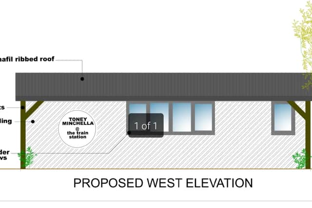 A CGI of how the new kiosk could look in South Marine Park.