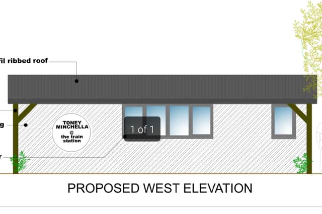 A CGI of how the new kiosk could look in South Marine Park.