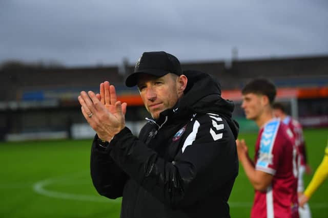 Mike Williamson after South Shields' 3-1 win over Chester