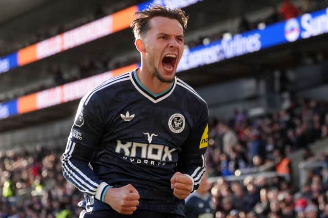 Newcastle United's Amar Dedic celebrates after team-mate Harvey Barnes scores their side's second goal of the game during the Premier League match at Selhurst Park, London.Picture date: Sunday October 25, 2026. PA Photo.