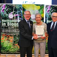 Monkton Village Association volunteers celebrate securing Northumbria in Bloom awards