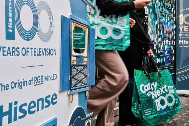 Hisense marked television's 100th anniversary with an immersive RGB MiniLED showcase in central London