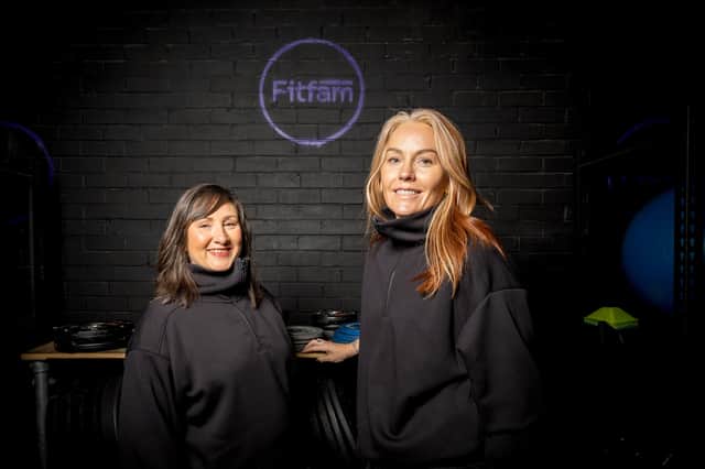 Kristie Graham (right) and Natalie Wiley launched FitFam X Realign to honour Robbie's legacy and support others across the North East.