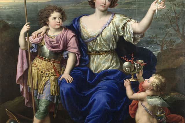 Pierre Mignard's painting The Marquise de Seignelay.