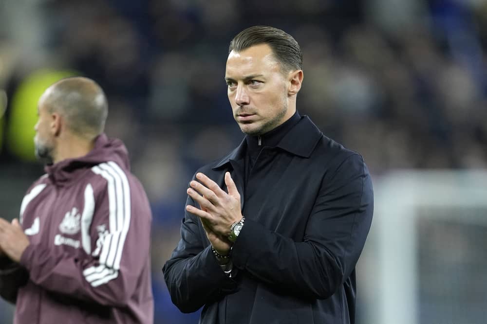 There was frustration for Matthias Jaissle and Newcastle at Everton on Thursday night (Peter Byrne/PA)