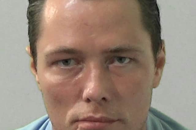 Serial criminal Freddie Newman, 36, who has been jailed for four months at Newcastle Crown Court.