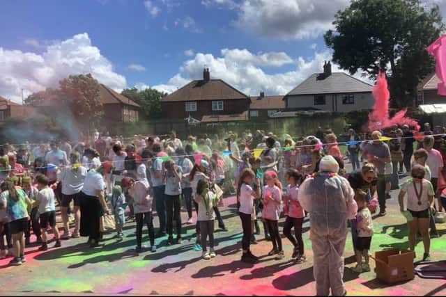 St Gregory's colour run