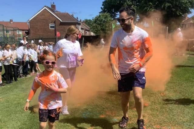 St Gregory's colour run