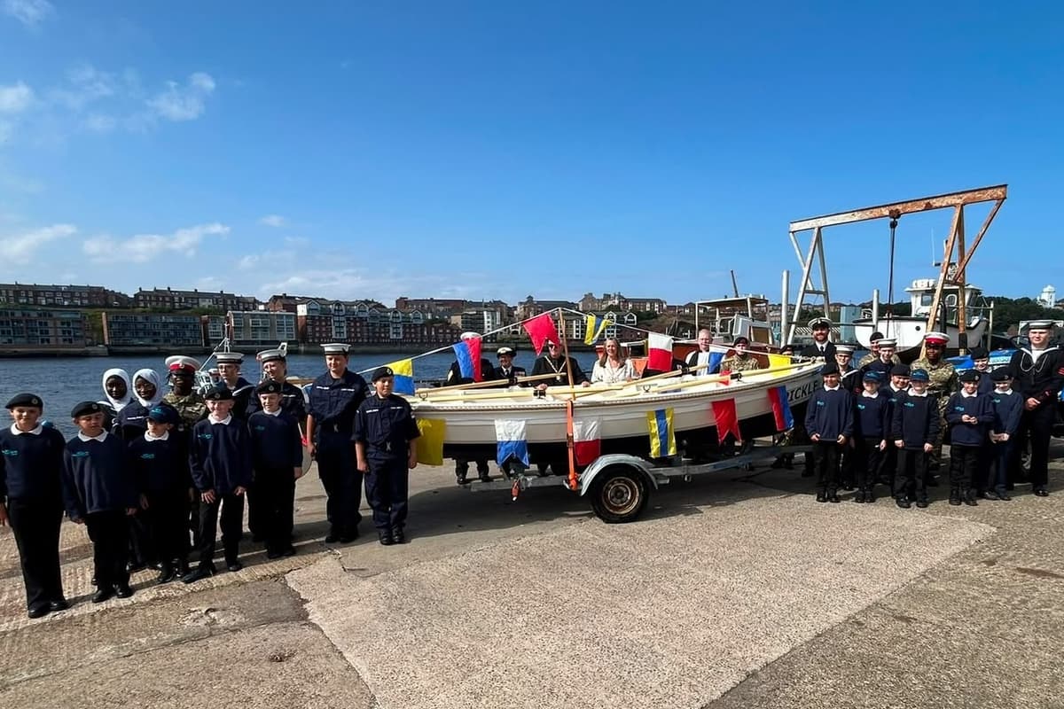 A proud day for South Shields as Sea Cadets launch boat named after HMS ...