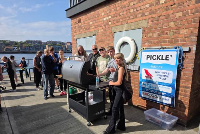 A barbeque and celebration was held by South Shields Sea Cadets after the successful launch of new boat, Pickle.