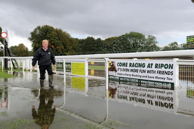 The final race of the season had to be called off at Ripon Racecourse in 2012 due to flooding.