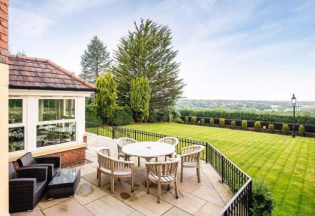 Six bedroom detached property with views stretching over Crimple Valley. On the market for £1,950,000. Agent: Myrings Estate Agents, Harrogate.