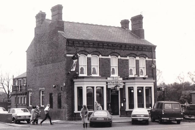 The Station on Station Road. Brian Drake was the licensee at the time this photo was taken in December 1981.