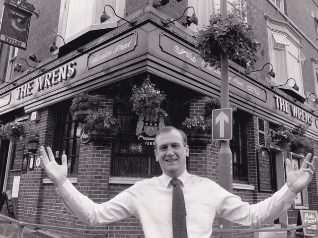 Landlord of The Wrens Keith Prime was celebrating in July 1988 after his pub on New Briggate won top prize in the Leeds Bloom awards.