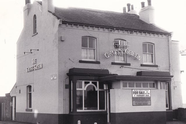 January 1984 and brewers Joshua Tetley and Son were selling The Cross Green after the unexpected departure of the tenant.  The pub at the time was operating as normal under relief manager Kevin Hardcastle.