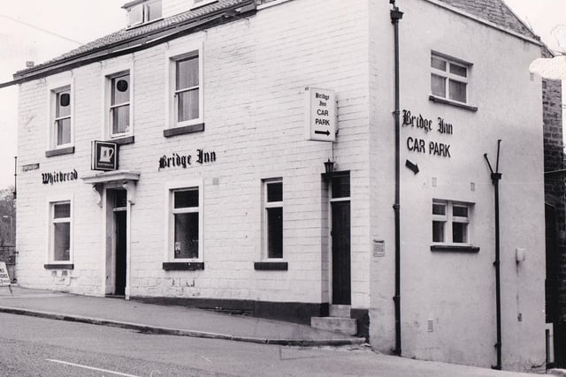 Kirkstall's Bridge Inn which in September 1982 boasted a "restful, but eye-catching decor and a hint of an interesting past."