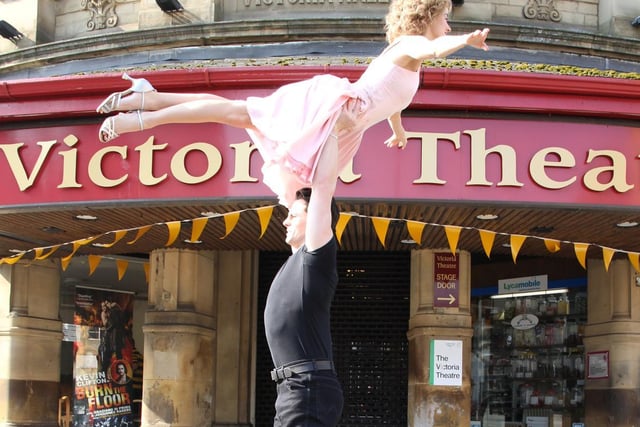 Promoting the show Dirty Dancing at the Victoria Theatre