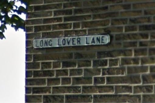 Another romantic Calderdale street name is Long Lover Lane, which is located in Pellon. The road is close to Albert Reservoir.