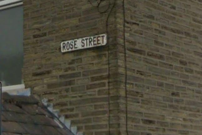 Located close to People's Park in the Thrum Hall area of Halifax is another Rose Street in Calderdale.