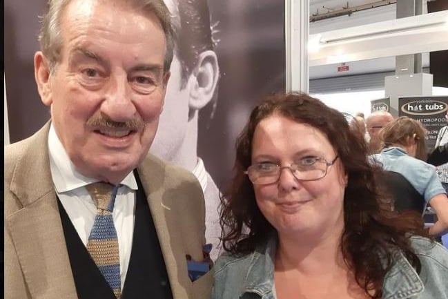 Emma Fisher said: "Me and Boycie at the Grest Yorkshire show 2019."
