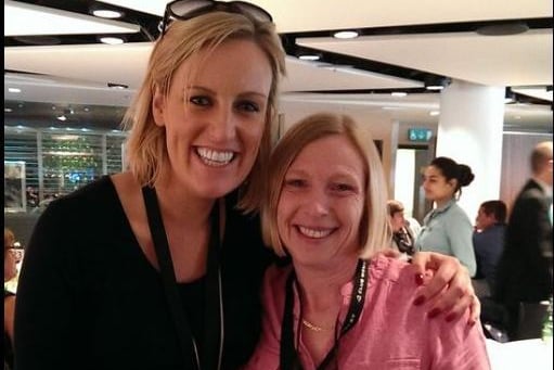Andrea Mudd said: "Met Steph McGovern at Wembley stadium for Middlesbrough v Norwich playoff finals 2015."