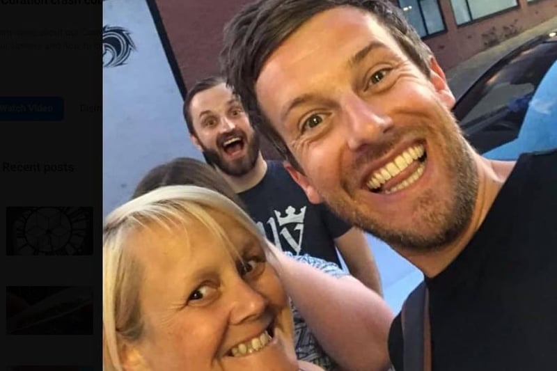 Catherine Wilkinson snapped with Chris Ramsey.
