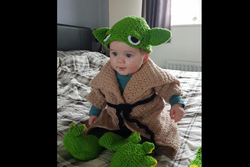 Lydia, first world book day aged 7 months!