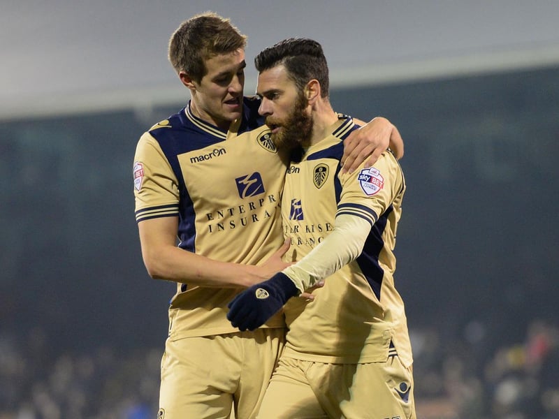 Scott Wootton congratulates Mirco Antenucci on his goal.