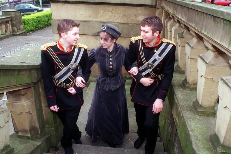 Three students from Intake High School joined Northern Ballet in their production of Swan Lake at the Bradford Alhambra. Pictured are, left to right, Adam Bracegirdle, Michelle Athey and Colin Twist.