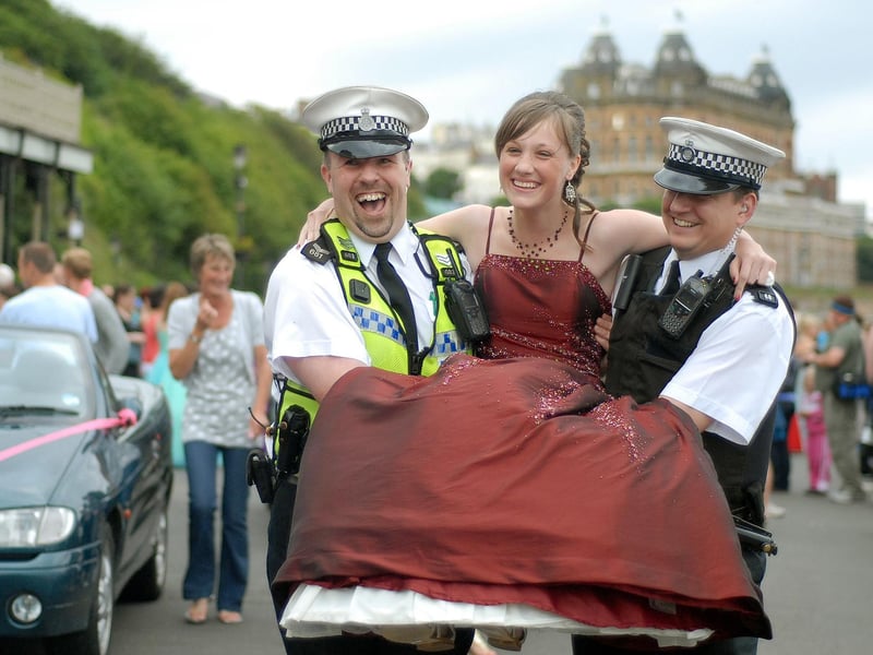 Traffic Sgt Pete Wood, Katie Brice and Traffic Constable Dan Hughes.