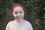 Niamh, 8, transformed her hair for Comic Relief.