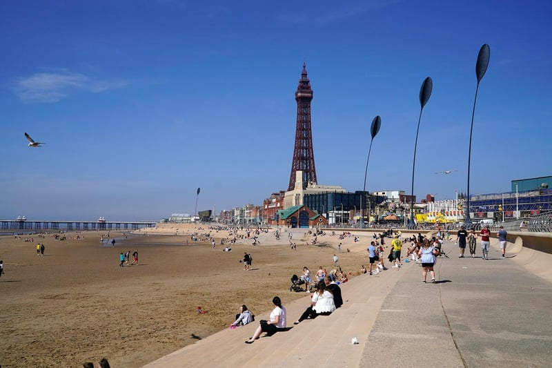 The ninth most common place people arrived in the area from was neighbouring Blackpool, with 246 arrivals in the year to June 2019.