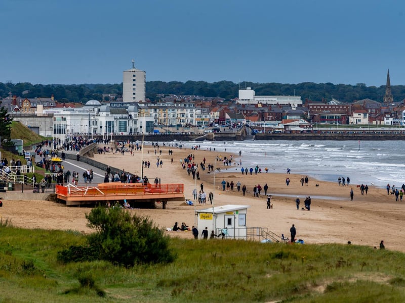 The second most common place people arrived in the area from was East Riding of Yorkshire, with 315 arrivals in the year to June 2019. Picture shows Bridlington.