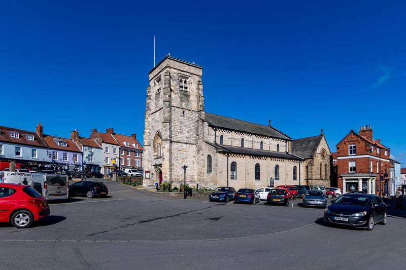 The most common place people arrived in the area from was Ryedale, with 435 arrivals in the year to June 2019. Pictured is Malton Market Place.