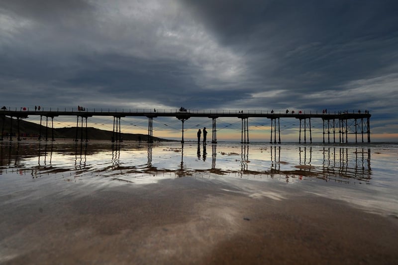 The fifth most common place people arrived in the area from was Recar and Cleveland, with 172 arrivals in the year to June 2019. Picture shows the pier at Saltburn-by-the-Sea.