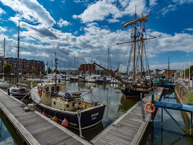 The eighth most common place people arrived in the area from was Hull, with 122 arrivals in the year to June 2019.